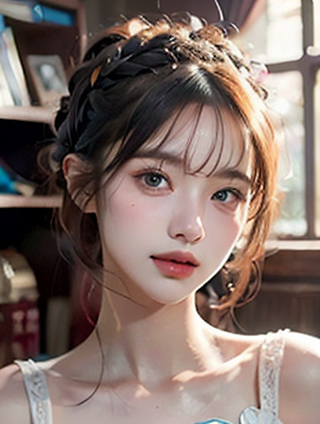《地铁四惠东的光影变幻与卷发的美学探索》