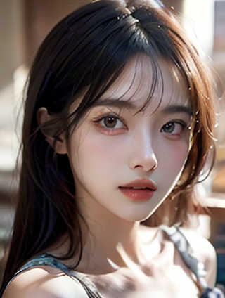 《地铁四惠东的光影变幻与卷发的美学探索》